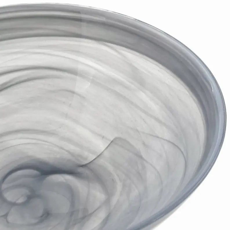 NUAGE 6" Glass Soup Bowl Red Pomegranate Collection