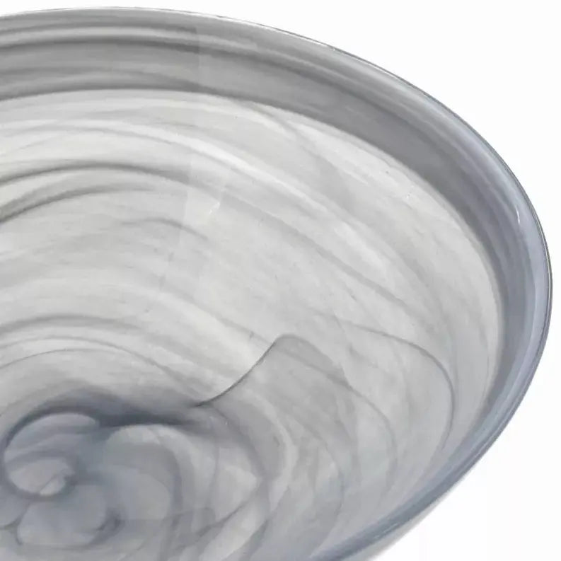 NUAGE 6" Glass Soup Bowl Red Pomegranate Collection