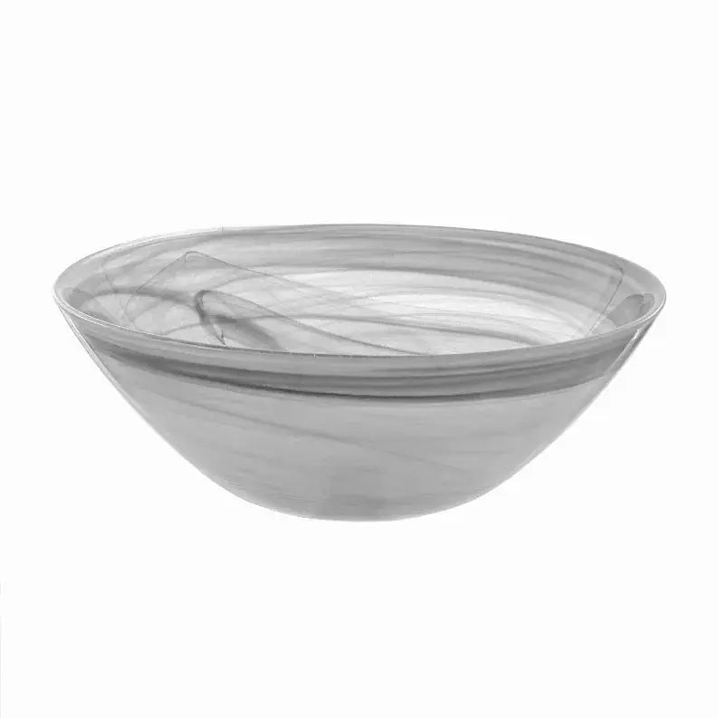NUAGE 6" Glass Soup Bowl Red Pomegranate Collection