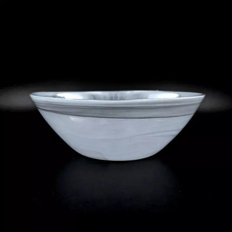 NUAGE 6" Glass Soup Bowl Red Pomegranate Collection