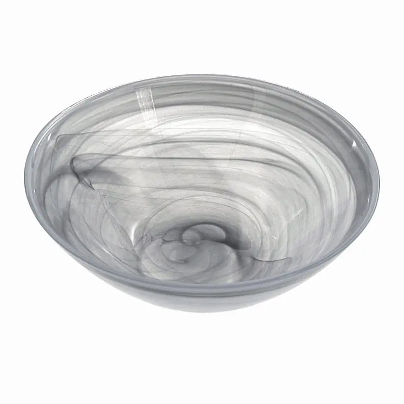 NUAGE 6" Glass Soup Bowl Red Pomegranate Collection