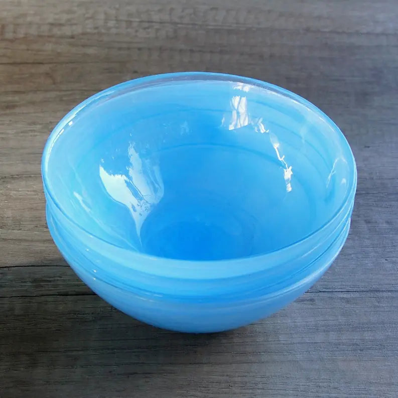 NUAGE 6" Glass Soup Bowl Red Pomegranate Collection
