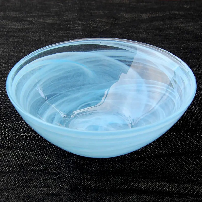 NUAGE 6" Glass Soup Bowl Red Pomegranate Collection