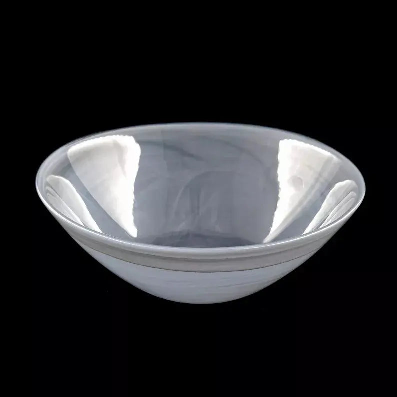 NUAGE 6" Glass Soup Bowl Red Pomegranate Collection