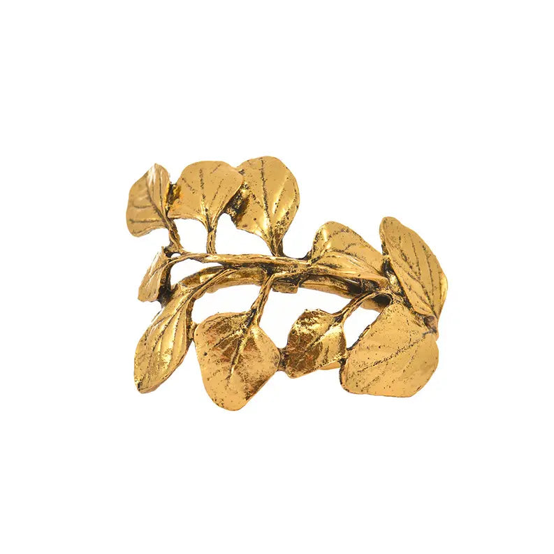 Napkin Rings in Leaf Design Decozen