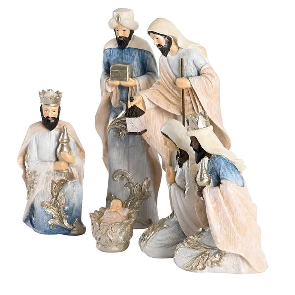 Nativity Holy Family Wisemen Gifts 9.75H Dicksons Inc