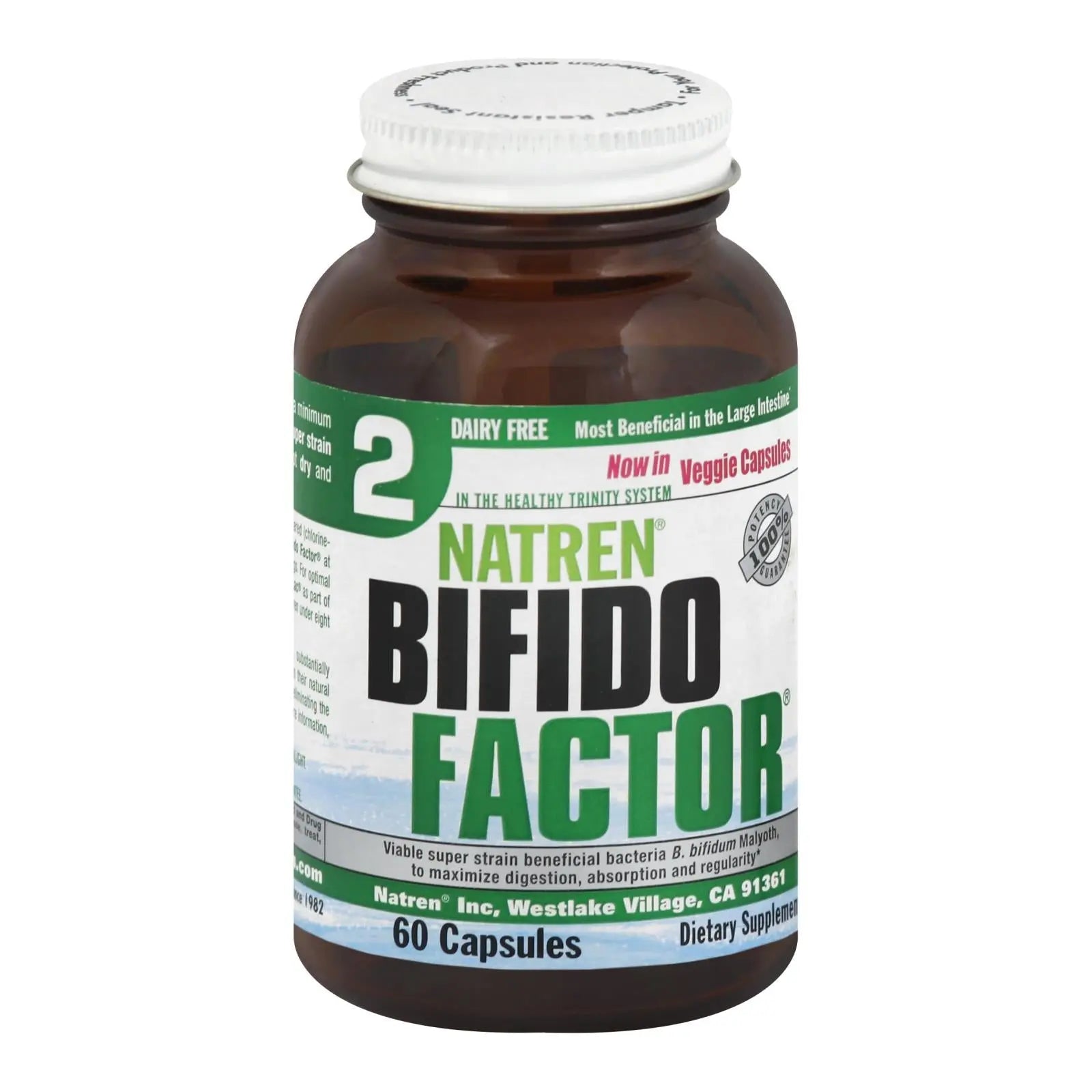 Natren - Bifido Factor Dairy Free - 1 Each - 60 Cap Natren