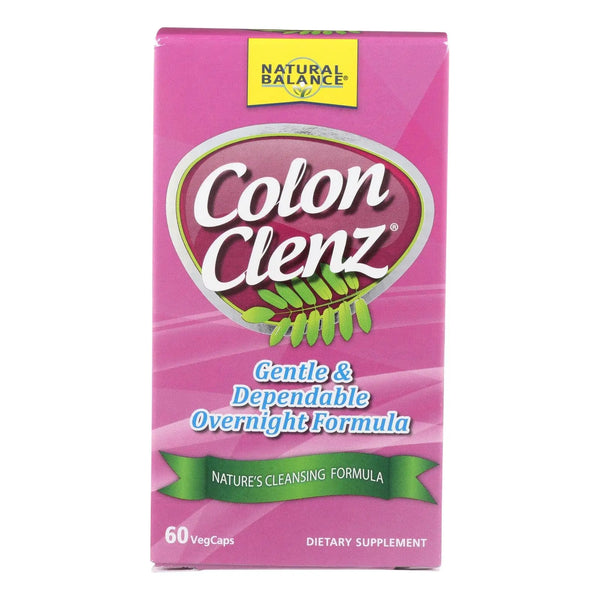 Natural Balance Colon Clenz - 60 Vegetable Capsules - GreatEagleInc