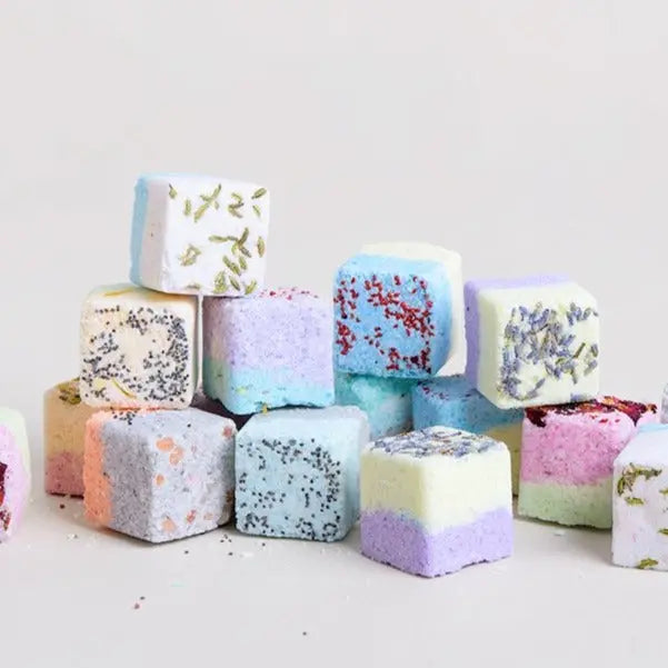 Natural Bath Bombs and Shower Steamers Set - in a Gift Box Lizush