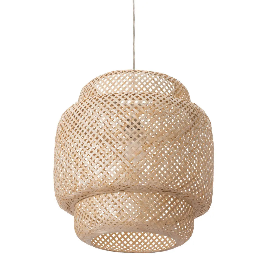 Natural Boho Weave Ceiling Lamp Homeroots Lighting