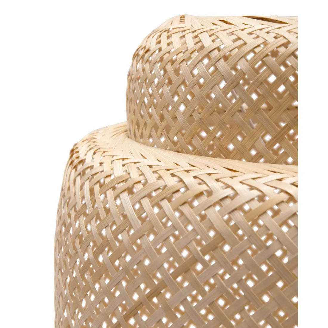 Natural Boho Weave Ceiling Lamp Homeroots Lighting