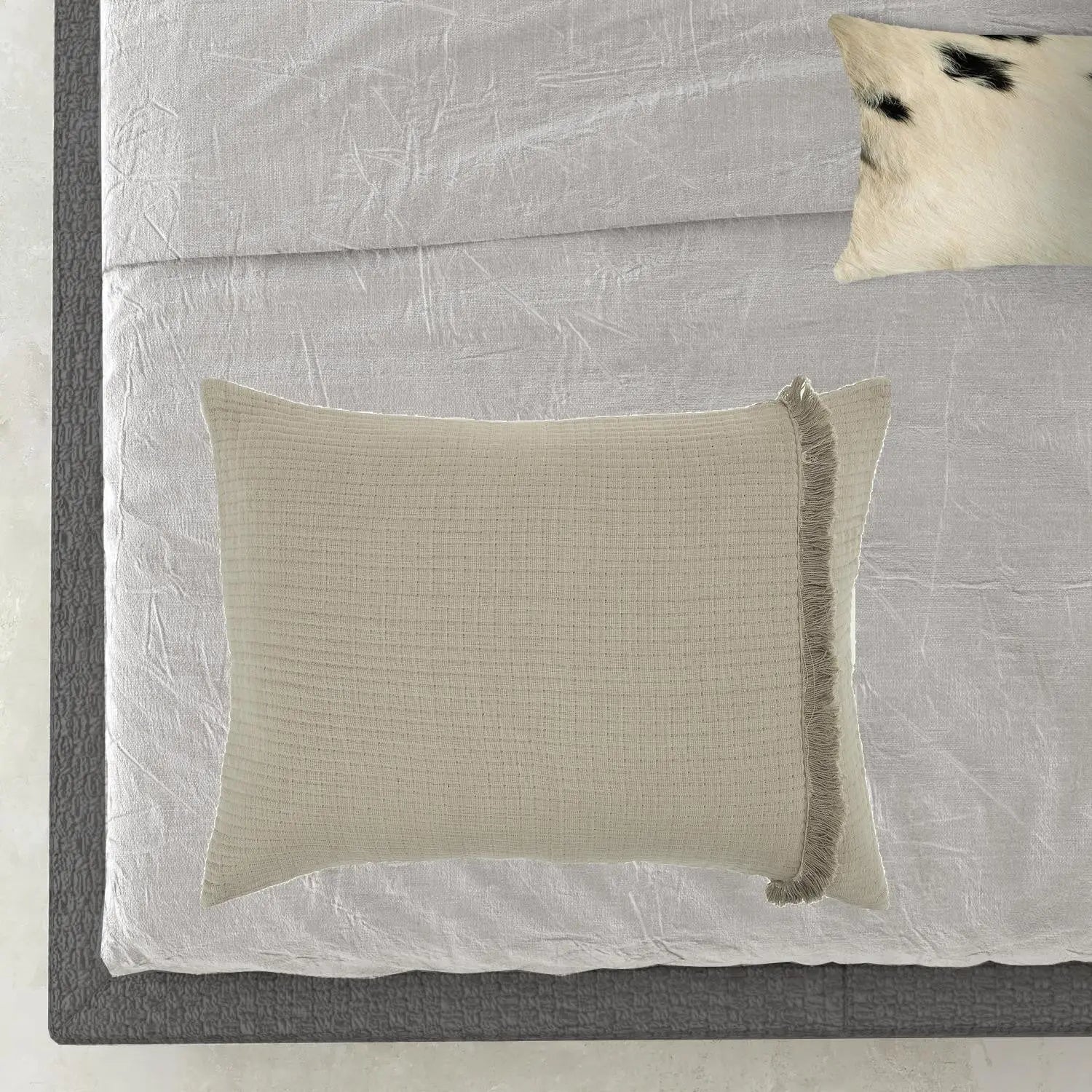 Natural Checkered King Quilt - GreatEagleInc
