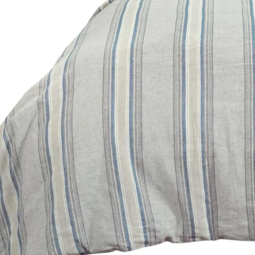 Natural Queen Linen Dry Clean Only Polyester Duvet Cover Homeroots Bed & Bath