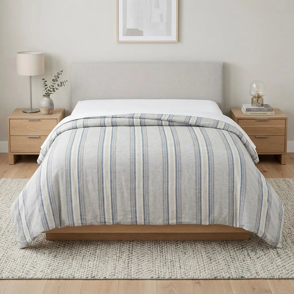 Natural Queen Linen Dry Clean Only Polyester Duvet Cover Homeroots Bed & Bath