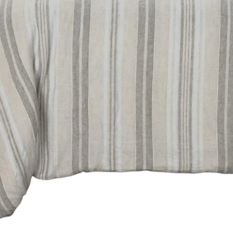 Natural Queen Linen Washable Polyester Duvet Cover Homeroots Bed & Bath