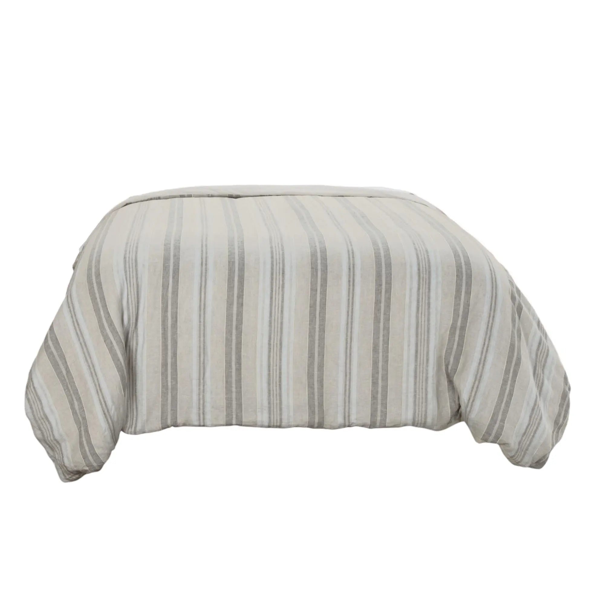 Natural Queen Linen Washable Polyester Duvet Cover Homeroots Bed & Bath