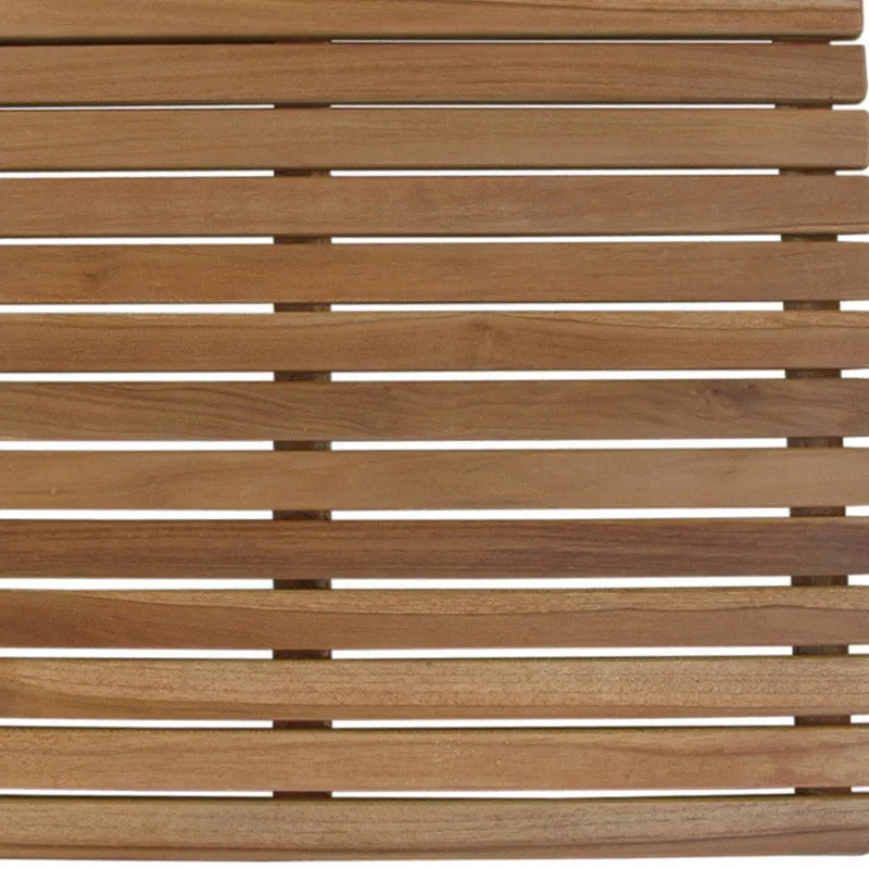 Natural Teak 24" Square Shower Mat Homeroots Bed & Bath
