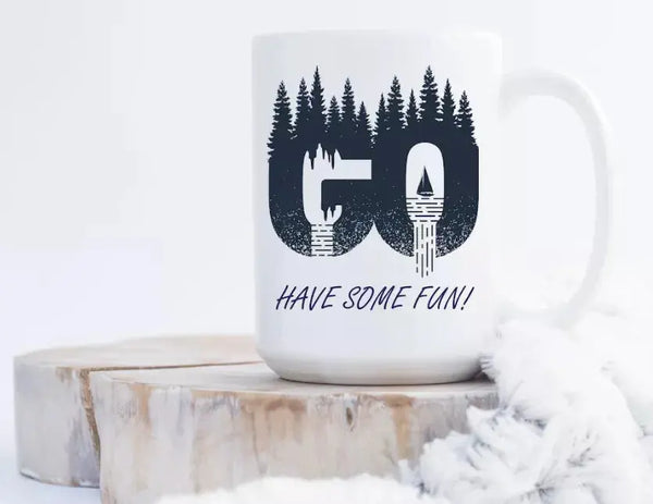 Nature Themed Ceramic Coffee Mug | By Trebreh Designs Trebreh Designs