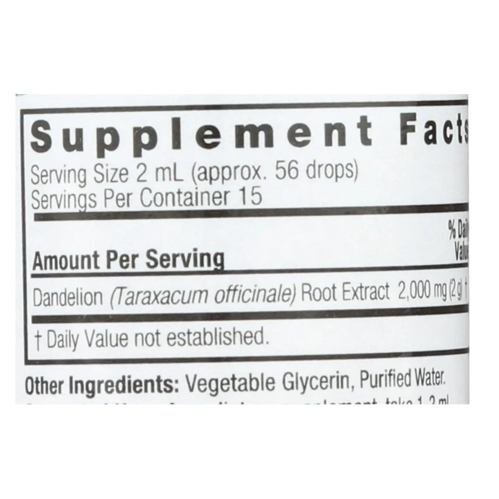 Nature's Answer - Af Dandelion Root - 1 Fl Oz Nature's Answer