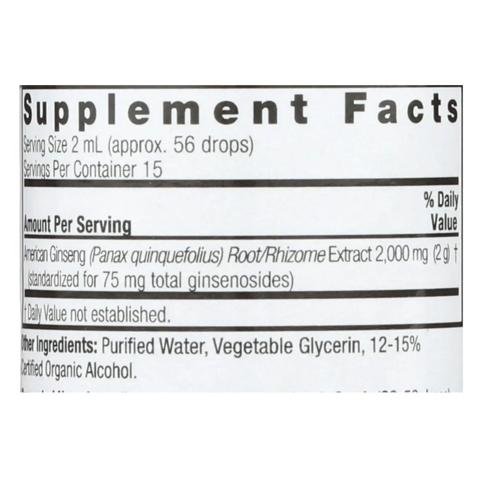 Nature's Answer - American Ginseng Root - 1 Fl Oz - GreatEagleInc