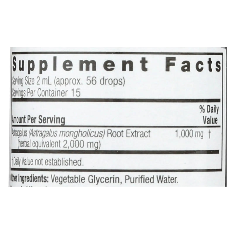 Nature's Answer - Astragalus Root Alcohol Free - 1 Fl Oz Nature's Answer