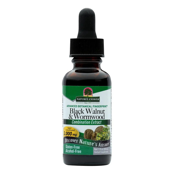 Nature's Answer - Black Walnut And Wormwood Complex Alcohol Free - 1 Fl Oz Nature's Answer