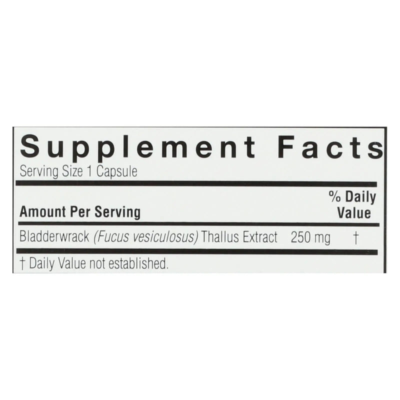 Nature's Answer - Bladderwrack Thallus - 90 Vegetarian Capsules Nature's Answer