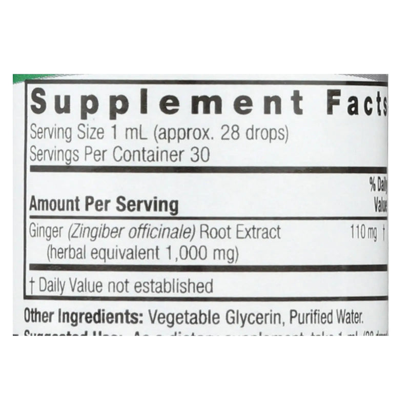 Nature's Answer - Ginger Root Alcohol Free - 1 Fl Oz Nature's Answer