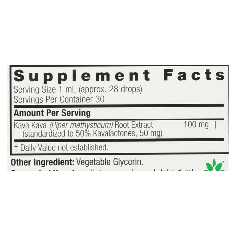 Nature's Answer - Kava 6 Extract - Alcohol Free - 1 Oz Nature's Answer