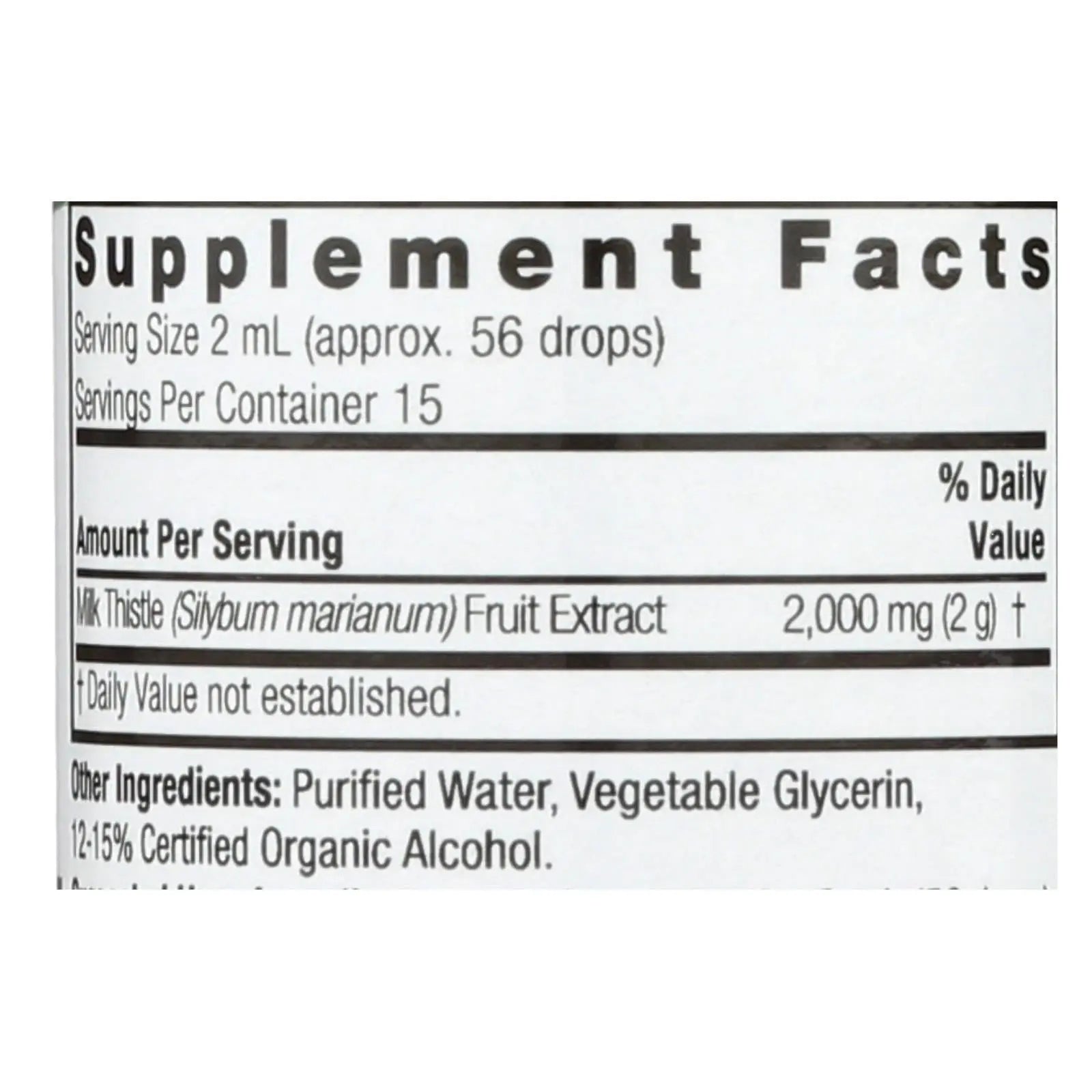 Nature's Answer - Milk Thistle Seed - 1 Fl Oz Nature's Answer