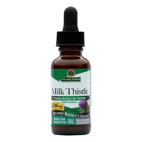 Nature's Answer - Milk Thistle Seed Alcohol Free - 1 Fl Oz Nature's Answer