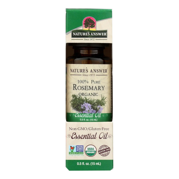 Nature's Answer - Organic Essential Oil - Rosemary - 0.5 Oz. Nature's Answer