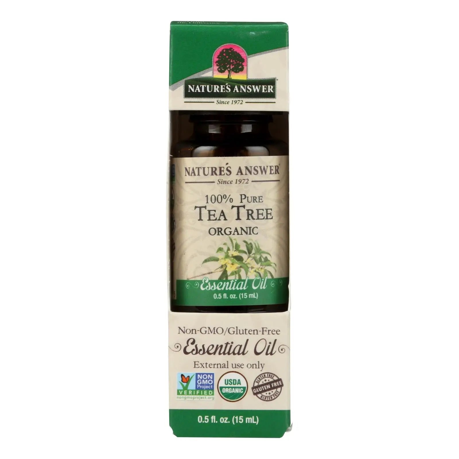 Nature's Answer - Organic Essential Oil - Tea Tree - 0.5 Oz. Nature's Answer