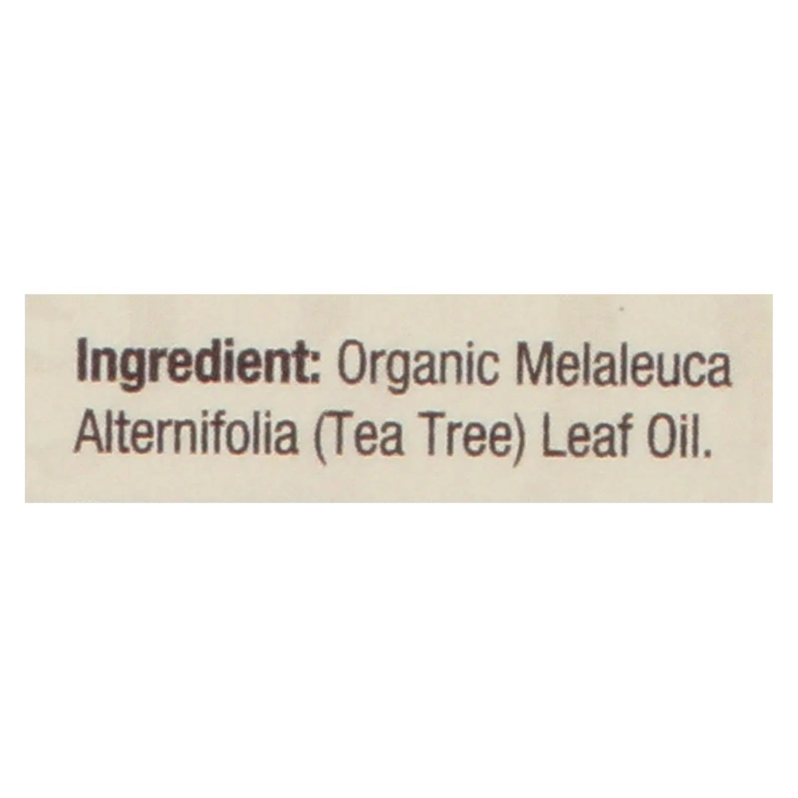 Nature's Answer - Organic Essential Oil - Tea Tree - 0.5 Oz. Nature's Answer