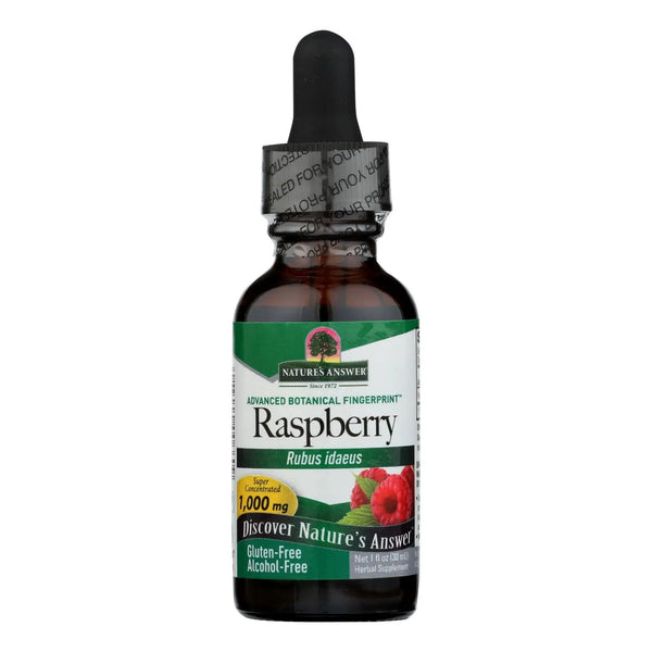 Nature's Answer - Raspberry Leaf Alcohol Free - 1 Fl Oz Nature's Answer
