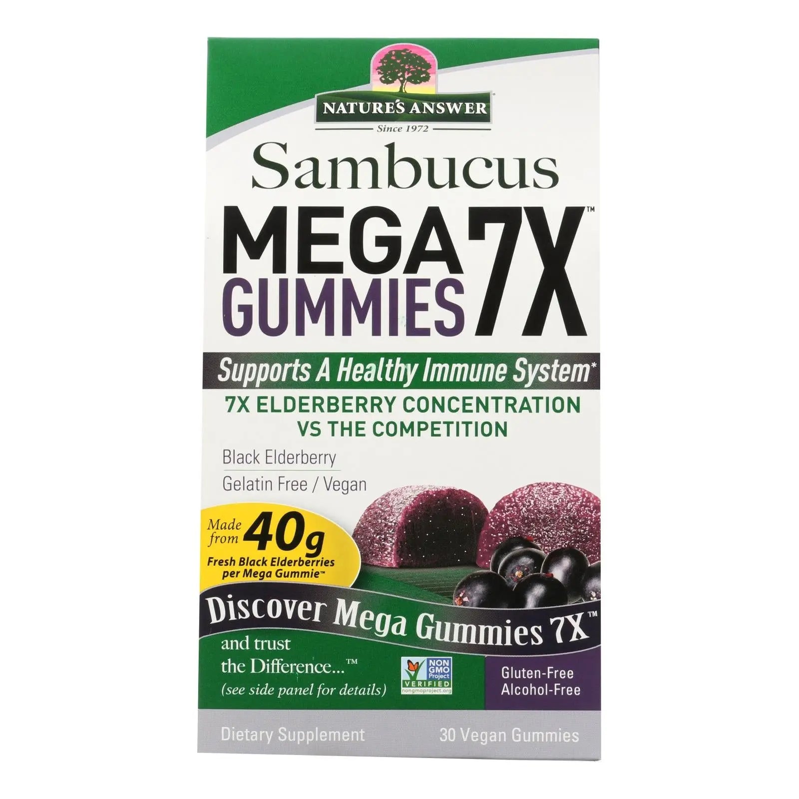 Nature's Answer Sambucus - Mega - Gummies - 7x - 30 Count Nature's Answer