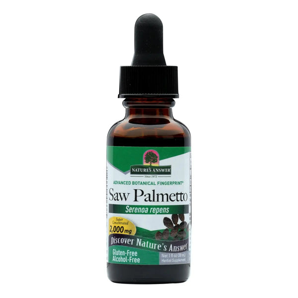 Nature's Answer - Saw Palmetto Berry Alcohol Free - 1 Fl Oz Nature's Answer