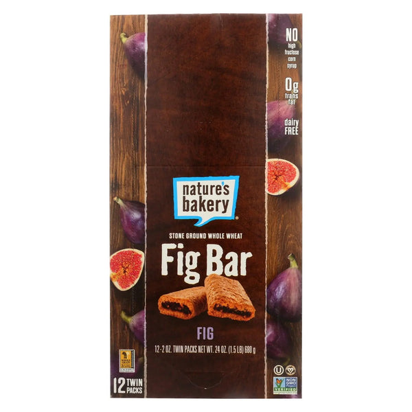 Nature's Bakery Stone Ground Whole Wheat Fig Bar - Original - Case Of 12 - 2 Oz. Nature's Bakery