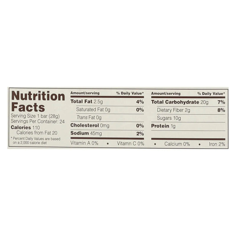 Nature's Bakery Stone Ground Whole Wheat Fig Bar - Original - Case Of 12 - 2 Oz. Nature's Bakery