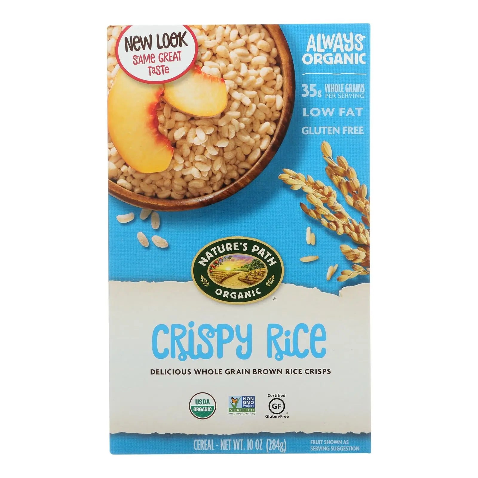Nature's Path Organic Whole Grain Crispy Rice Cereal - Case Of 12 - 10 Oz. Nature's Path