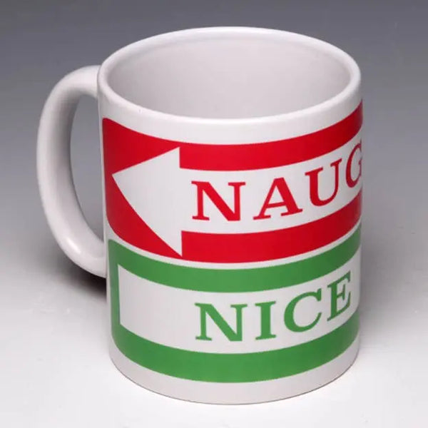 Naughty and Nice Holiday Mug LIANE FRIED STUDIO