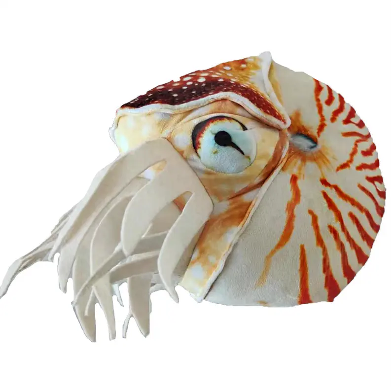 Nautilus Plush 12" Stuffed Animal Collectible Fossil Toy Texas Toy Distribution