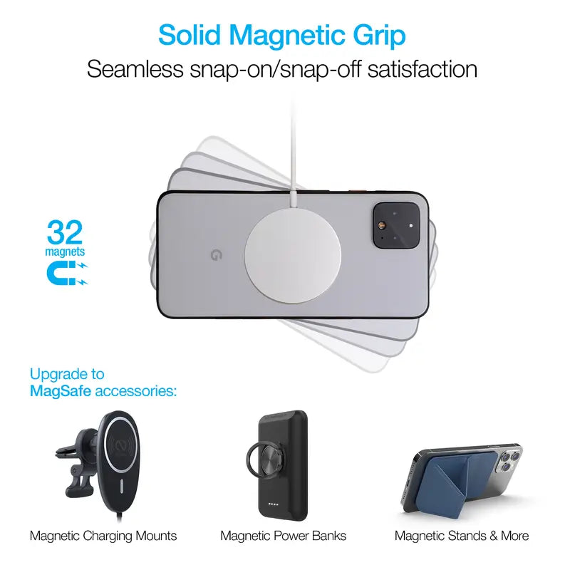 Naztech MagUP MagSafe Magnetic Ring 2-Pack Hypercel