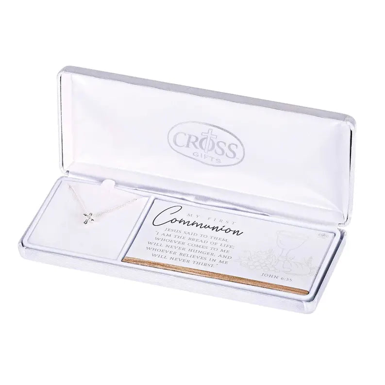Necklace 1st Communion Petal Cross Dicksons Inc