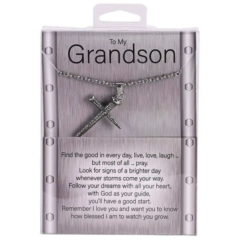 Necklace Grandson Nail Cross 24Inch Dicksons Inc