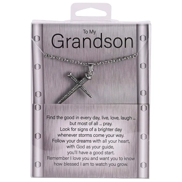 Necklace Grandson Nail Cross 24Inch Dicksons Inc