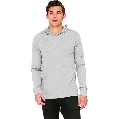 Neil & David - Blank Apparel Men's Long Sleeve Hooded T-Shirt Kids Blanks