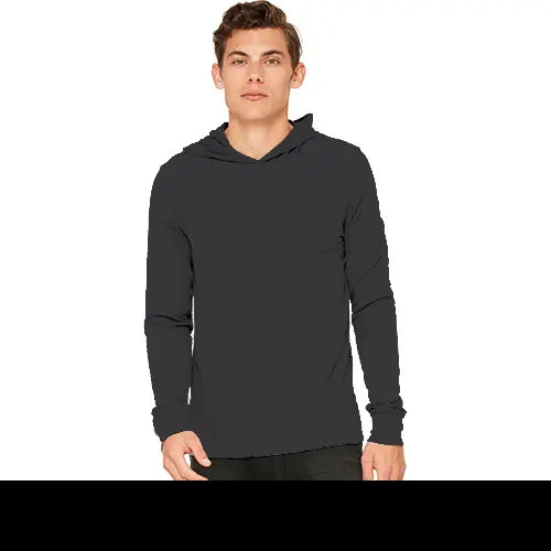 Neil & David - Blank Apparel Men's Long Sleeve Hooded T-Shirt Kids Blanks
