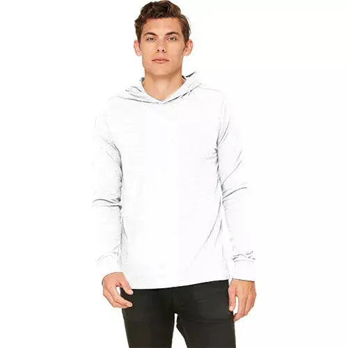 Neil & David - Blank Apparel Men's Long Sleeve Hooded T-Shirt Kids Blanks