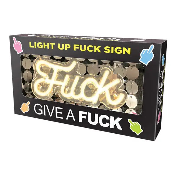Neon Fuck Light Up Sign Little Genie